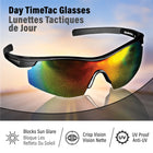 Bell + Howell - Kit de protection solaire et lunettes de soleil Tacvisor anti-éblouissement, polarisé HD et anti-UV pour pare-brise-Pare-soleil voiture jour et nuit: comprend un viseur jaune pour le jour et un viseur plus foncé pour la nuit afin d’adapter la visibilité selon la lumière