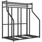 Soozier - Support de rangement pour vélo-Support de vélo unilatéral pouvant contenir jusqu'à 3 vélos en toute sécurité