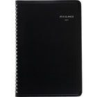 AT-A-GLANCE - Cahier de rendez-vous hebdomadaire 2027 - 11 po H x 8 po l - noir - bilingue-12 mois : janvier 2027 à décembre 2027