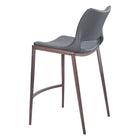 Zuo - Ace Tabouret de comptoir - Dark Gris/Noyer - Ensemble de 2-6