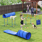 PawHut - Ensemble d’équipement d’agilité pour chien - parcours d’obstacles pour animaux avec sac de transport-Les obstacles interactifs stimulent l’intelligence tout en renforçant le lien entre le propriétaire et l’animal 
