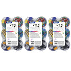 BAZIC Products - Punaise - Trombone - Clip de reliure - Ensemble combiné de boutons magnétiques - 3 ensembles de 269-Large assortiment de clips de bureau, de broches et d'anneaux