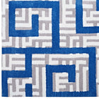 Modway - Nahia Labyrinthe géométrique Tapis de 5 pi l x 8 pi L - Ivoire gris clair et bleu-Résistant aux taches / Facile à nettoyer