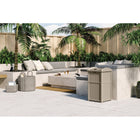 Suncast - Cache-poubelle - Taupe pâle-Dimensions extérieures : 17 po l x 17 po P x 31,5 po H.