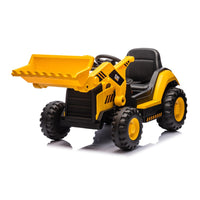 Freddo - CAT Loader 12V Porteur - Jaune-Sons réalistes : Les bruits de moteur et de bébé donnent vie au chantier