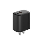 Evry - Chargeur mural 20 W USB-A et USB-C - Noir-Charge rapide 20W