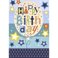 Mill Brook Studio - Cartes de souhaits Fête avec enveloppes – 5-3/8 po x 7-3/4 po – Enfant : étoiles – paquet de 18-Cartes de souhaits qualité boutique
