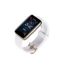 Motorola - Montre intelligente MotoWatch 40 - 45 x 30mm - avec moniteur de fréquence cardiaque - Or Rose-Grand écran LCD de 1,57 pouce (40 mm) offrant des lectures nettes et claires.

