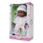JC Toys - La Baby poupée douce de 11 po - Violet avec couverture - Afro-américaine-Sécurité testée et approuvée pour les enfants de 12 mois et plus