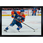 Connor McDavid Oilers 2025 Playoffs - Toile encadree - 31" x 22"-Impression sur toile de qualité supérieure avec bordures enveloppées