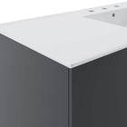 Modway - Vitality Évier simple 48" Vanette de salle de bain - Gris blanc-Assemblée requise