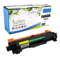 fuzion - Brother TN835 Cartouche de toner compatible - Très haut rendement - Noir-Noir