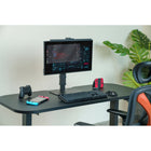 Kanto - Support de bureau universel pour moniteur - Hauteur réglable - Rotation à 360 degrés - Noir-Garantie limitée du fabricant de 5 ans