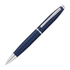 A.T. Cross - Stylo à bille Calais, bleu nuit métallique mat-Stylo à bille à encre noire