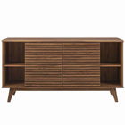 Modway - Render Table buffet de buffet de 63 po ou Meuble TV, Noyer-8