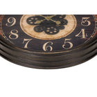 Monarch Specialties - Horloge - 24 po Rond - Mécanisme D'Engrenage - Horloge Murale - Brun - Traditionnel-Parfait pour une utilisation en intérieur uniquement et sans assemblage, il suffit d'insérer 3 piles AA (non incluses), de le suspendre et de profiter de la transformation instantanée de l'espace