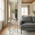 Zuo - Vetro Table d’appoint - Argent-Capacité de poids maximale: 155