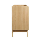 Modway - Soma 48" compatible avec un ou deux éviers simples ou double Armoire de toilette de salle de bain (lavabo non inclus) - Chêne-Jambes écartées