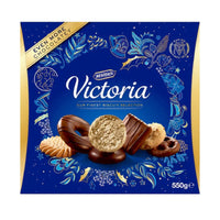 McVitie's – Boîte de biscuits Victoria, 600 g-La sélection de succulents biscuits Victoria de McVitie's offre un choix de biscuits au chocolat au lait, noir ou blanc pour toute occasion