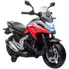 Qaba - Moto électrique Honda sous licence 12V avec phares et musique - rouge-La licence Honda garantit la qualité et la confiance pour cette moto électrique pour enfants 