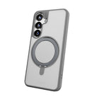 TUFF8 - Samsung Galaxy S25 - Étui robuste Glide360 compatible Qi2 - gris-Améliore la prise en main : Agit comme un anneau pour une meilleure prise en main.