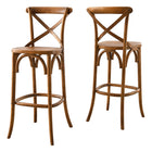 Modway - Gear Tabouret de bar - Noyer-7