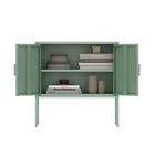 Manhattan Comfort - Ava 23,6 po Buffet Moderne d’Appoint - Vert-Garantie limitée du fabricant de 30 jours