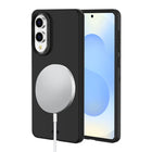 AXS - PROTech Pulse D3O étui compatible MagSafe fabriqué à partir de matériaux recyclés pour Samsung Galaxy S25 Edge  - Noir-Testé pour des chutes de 12 pieds, soutenu par la technologie D3O 