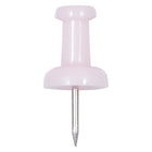 JAM Paper - Punaises colourées - rose pastel - paquet de 100-Quantité : 100 punaises | Punaises durables et réutilisables conçues pour une tenue solide et durable