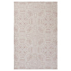 Modway - Javiera Marocain contemporain Tapis de 5 pi l x 8 pi L - Ivory et Cameo Rose-Tapis géométrique marocain