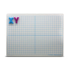 Flipside Products - Tapis d'apprentissage effaçable à sec - Axe XY recto-verso/Uni - 9 po x 12 po, paquet de 48-Ensemble de 48 tapis mesurant 9 po x 12 »