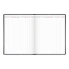 Brownline - 2027 agenda quotidien avec reliure collée – 10 po x 7 7/8 po – noir-Inclus: une liste des dates importantes, des tableaux de conversion métrique, une carte, des pages de notes, une section pour le suivi des dépenses, ainsi qu'un espace pour les contacts (téléphone/adresse/email)