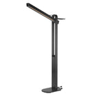 Backyard Lifestyles - Chauffe patio électrique 1500 W avec bras pivotant, noir-Dimensions plié : 24 po x 14,37 po x 79,13 po.