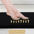 Rocelco - Élévateur de bureau réglable assis/debout de 31,5 po avec tapis anti-fatigue - Noir-La plage verticale améliorée élève et abaisse le VADR dans un mouvement droit de haut en bas.