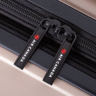 Air Canada - Bagage de soute rigide Laurentian de 24 po - roulettes pivotantes à 360 degrés - champagne-La conception légère pèse 8,8 lb