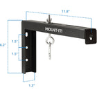Mount-It! - Support universel pour écran de projection de 12 pouces - Installation murale ou au plafond-Compatibilité : Écrans de projection enroulables