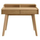 Modway - Render Bureau d’écriture - Chêne-Pieds en bois effilés
