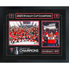 Sam Bennett Florida Panthers 2025 Stanley Cup Champions 18x22" Player Championship Frame - Impression encadree - 22" x 18"-Qualité supérieure - virtual frames