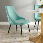 Modway - Adorn Touffe Performance Velvet Fauteuil d’appoint de salle à manger - Monnaie-Tissu résistant aux taches durable