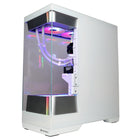 CyberPowerPC - Ordinateur de bureau de jeu - AMD Ryzen 7 9800X3D - AMD Radeon RX 9060 XT 16 Go - 32 Go DDR5 - Disque SSD PCIe 4,0 de 2 To - Blanc-2 x USB 3,2 Type C