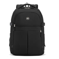 Swiss Gear - Sac de voyage - Noir-Compartiment principal à ouverture latérale à plat, style valise, pour un emballage facile et une visibilité complète
