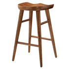 Modway - Saville Dos sans dos Tabourets de comptoir - Noyer - Ensemble de 2-7