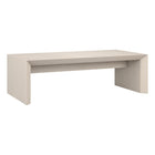 Hudson&Canal - Table basse rectangulaire Oswin 48" L - Aulne blanc-Un design contemporain moderne pour votre salon, votre bureau et plus encore