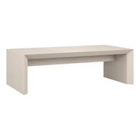 Hudson&Canal - Table basse rectangulaire Oswin 48" L - Aulne blanc-Un design contemporain moderne pour votre salon, votre bureau et plus encore