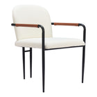 Zuo - Sibu Chaise de salle à manger - Crème-Aucun assemblage requis