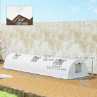 Outsunny - serre mini 94,5 po x 35,4 po x 35,4 po- Structure en acier pour un noyau solide
