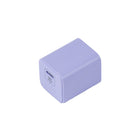 LOGiiX - Vibrance Power Mini 20W Chargeur Mural USB-C Chargeur Mural - Lavande-Présente une conception légère avec des broches pliables pour une portabilité facile