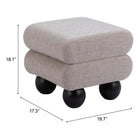 Zuo - Davao Pouf - Gris-8