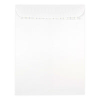 JAM Paper Enveloppes avec rabat autoadhésif, 9,5 x 12,5 po, blanc, 25/paquet (356828781A)-Couleur : Blanc
