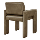 Modway - Daven Cuir végane Fauteuil à manger - Champignon-7